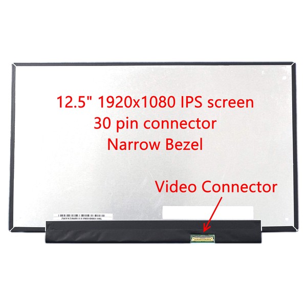 12.5 Inch Screen for N125HCE-GN1 N125HCE-GPA 1920x1080 30 Pin (Buttom