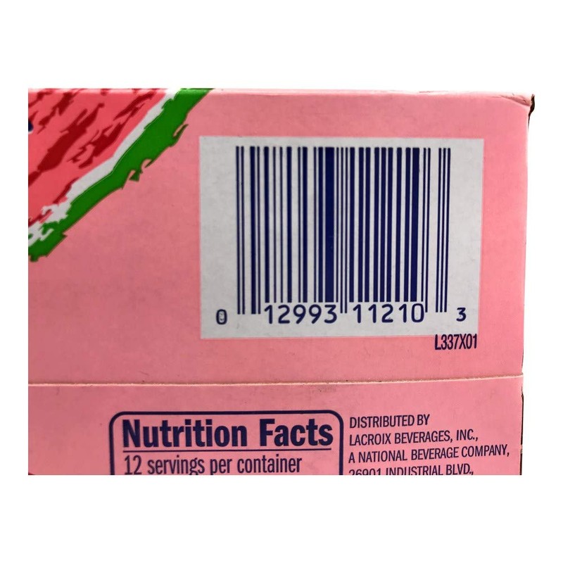 La Croix Watermelon Sparkling Water 12 Fl Oz (Pack of