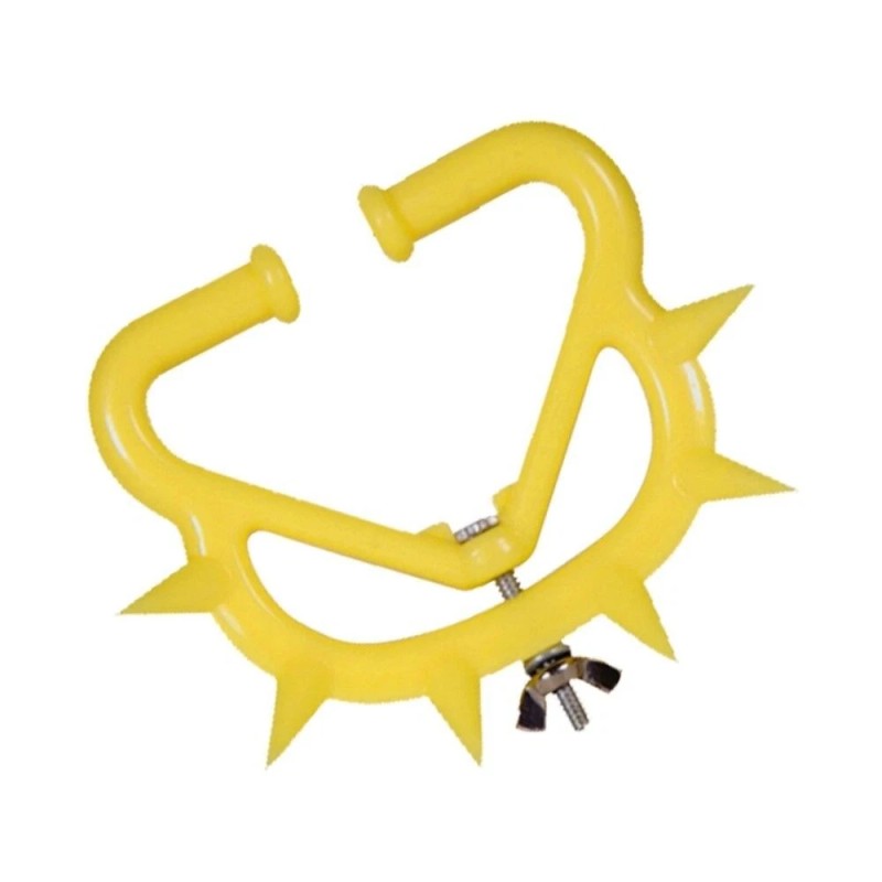 Zikimed XL Calf Weaner Plastic Yellow Color 4 x 3.5"