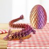 3D Printed Dragon Eggs Inside Full Articulated Crystal Dragon Egg,