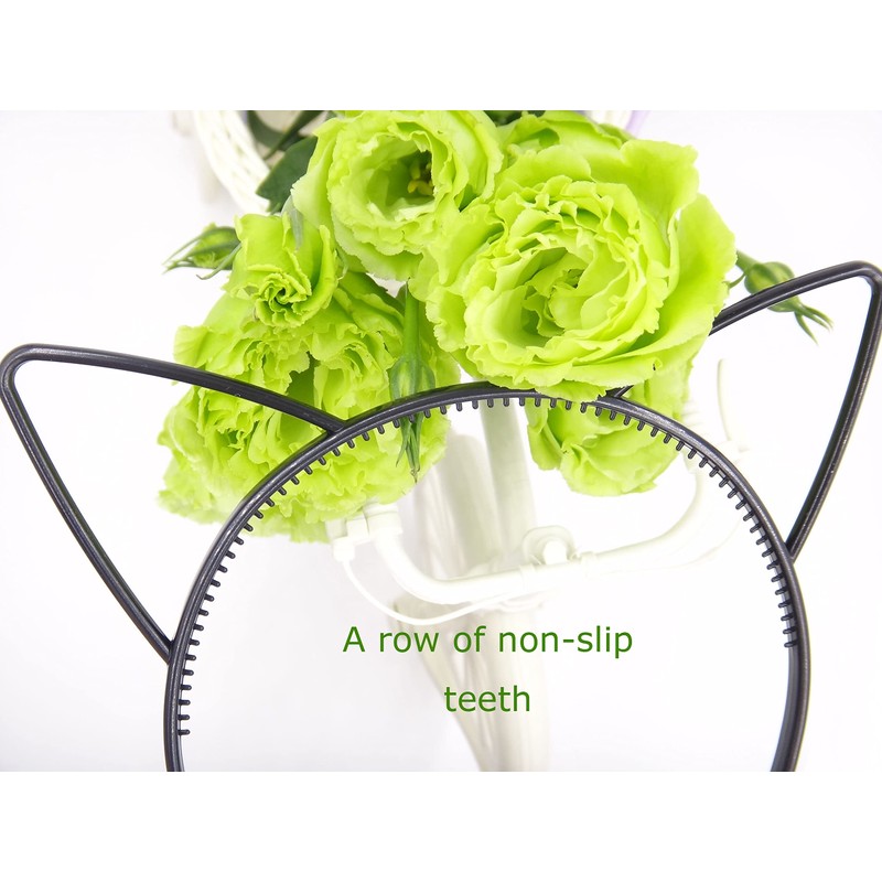Bonnie Z. Leonardo Simple Comfortable Plastic Cat Ears Headband