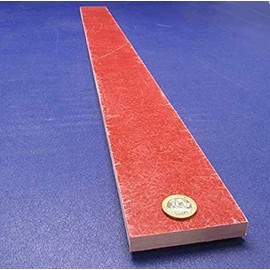GPO3 Fiberglass Bar .500" (1/2") Thick x 3.00" (3") Width x 3 Ft. Length Red 1 pc