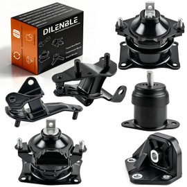 Engine Motor Mount & Trans Mount Replacement for 2003 2004 2005 2006 2007 Honda Accord 2.4L, Engine Mount Set of 6 Replaces OE# A4526HY A4517 A4516 A4510 A4509 A4542
