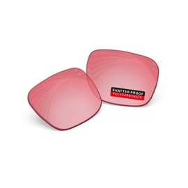 iLikeo PRO+ Polycarbonate Non-Polarized Replacement Lenses for Oakley Holbrook OO9102 Sunglasses - HD Pink