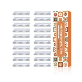 GlamTweeler Eyebrow and Facial Razor Refills - Set of 20 Replacement Blades