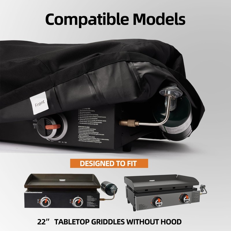 Grill Cover for Blackstone 22 inch Tabletop Griddle Without Hood,