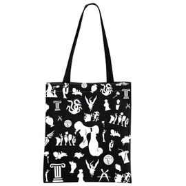 Hercules Inspired Gift Hercules Megara Fans Gift Megara Makeup Zipper Pouch for Women (Her Black Tote)