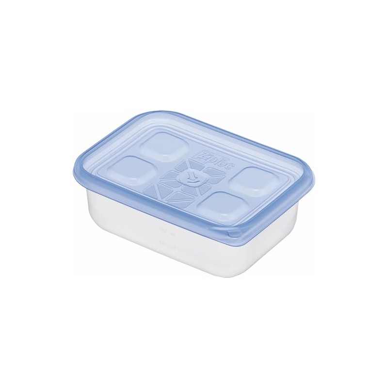 Ziploc Containers, Rectangular, 16.9 fl oz (480 ml), Pack of