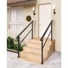 Handrails for Outdoor Steps, Metal Stair Railing Hand Rails, 5