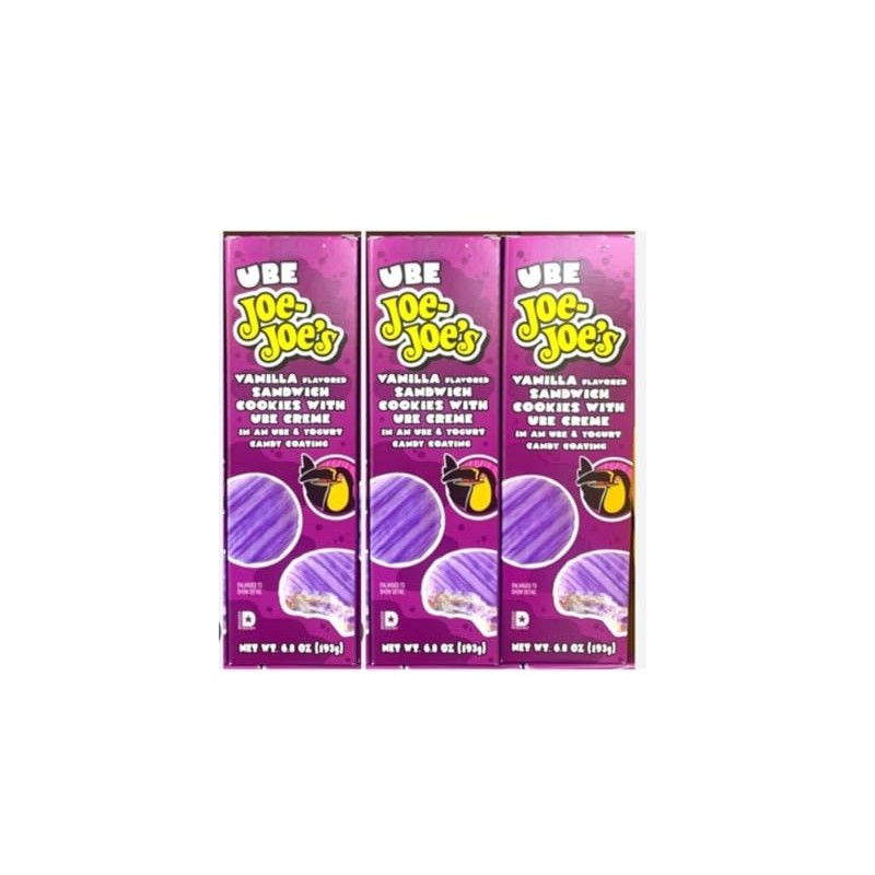 UBE Joe-Joe's Vanilla Flavored Sandwich Cookies with UBE Cream 6.8oz
