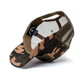 POSSE COMITATUS Military Camo Hat Magnum PI Tom Selleck Embroidered Patch Cap Truckers