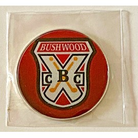 SportzCollectables.com Bushwood - Country Club - Red NEW Pro size 32mm Slim - Golf Ball Marker