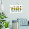 Autravelco Sunflower It's Okay to Make Mistakes Butterfly Art Decor