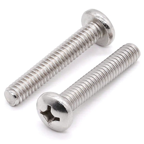 M5-0.8 x 30mm (40 pcs) Pan Head Machine Screws, 304