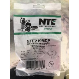 NTE Sealed New NTE 219MCP Pair Germanium NTE 130 NPN & NTE 219 PNP Transistors