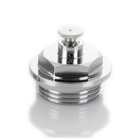 4 pieces 3/4 inch radiator vent valve, manual radiator ventilation slot vent plug valve replacement accessories for heating