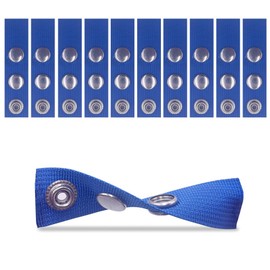 Boat Cover Snap Extender for Boat Canvas,Steel Snap Extender,Extension Sizes 1"~2" (Blue, 10pack)