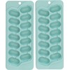 GoodCook Pack of 2 Plastic Ice Cube Trays with 14