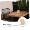 Operitacx 2 Sets Blank Bamboo Board Tabletop Sign Holder Store