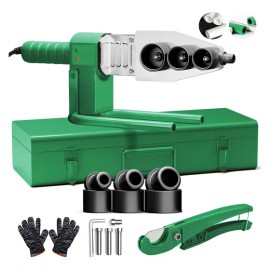 Kit De Termofusora Con 3 Dados 20mm A 32mm 1000w Termofusor Herramientas Soldador De Tubo De Agua Plástico Para Pe/ppr/pb/pvdf/hdpe/pvc