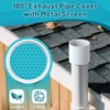 PVC Vent Cap, Termination Cap with Stainless Steel Screen for