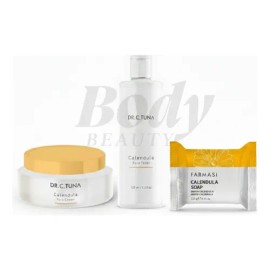 Set Pzas Calendula Crema Facial Tonico Jabón