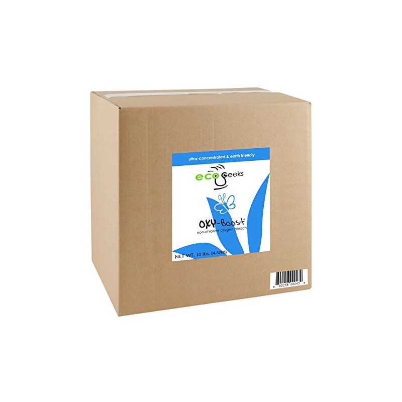 10 lbs ecoGeeks oxy-BOOST Oxygen Bleach 10LB Bulk Packaged: Improved