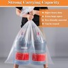 3Pcs Large Plastic Bags, 90 * 120cm Large Clear Plastic