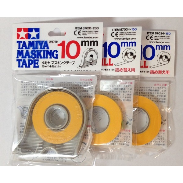 TAMIYA 10mm Masking Tape with 2pcs Refill