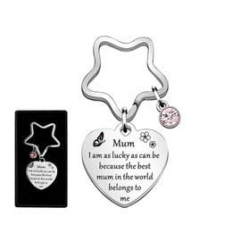 Mothers Day Gifts, Mummy Gifts Mummy Keyring Mummy Keychain Key Ring from Daughter Son for Mummy Gifts Christmas Thanksgiving Mothers Day Gifts for Mom Mummy Mother Mama Mum
