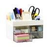 YUNSHANGHE Desk Organiser, Plastic Office Organiser with 4 Drawers and