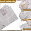 sourcing map 200pcs Wax Paper Sheets Square Sheets 6" x