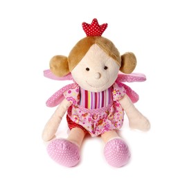 Mousehouse Gifts Pink Fairy Princess Doll Soft Toy With Wings and Crown Gift for Girls