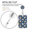 SUPSLOTH Cute ID Badge Holder with Retractable Clip,Adjustable Badge Lanyard,