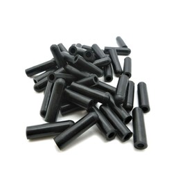 Black Silicone Vacuum Caps 3/16"- 5/32" (4.7-5mm) - Silicone Vacuum Cap Silicone Blanking Cap Tubing Caps - Black High Temp Silicone Cap High Temp Vacuum Caps (25)