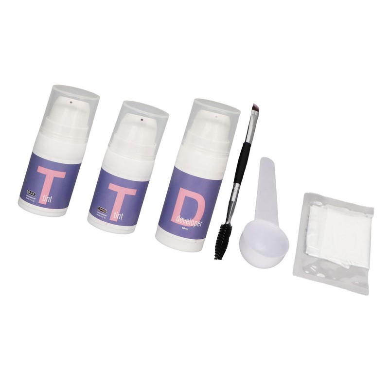 Eyebrow Tint Kit Semi Permanent High Pigment Instant Result Long