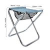 Outdoor Portable Folding Stool Aluminium Alloy Train Painting Camping Folding