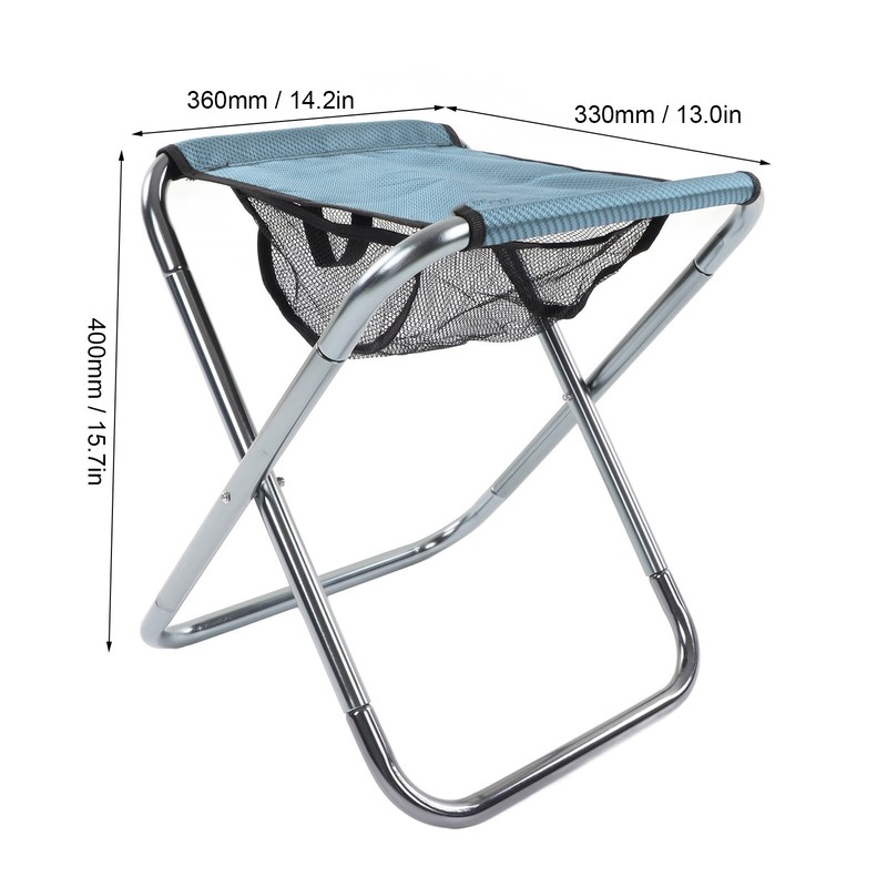 Outdoor Portable Folding Stool Aluminium Alloy Train Painting Camping Folding