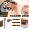 Eyelash Tint,Light Brown Eyelash&Eyebrow Kit,Eyebrow Shaping Kit,Natural Eye Brow Tint