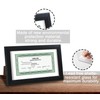 CORE ART 5x10 Business License Frame in Black, Professional Bank