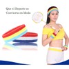 SanMuHome Juego de Muñequeras Deportivas de algodón (1 Diadema +