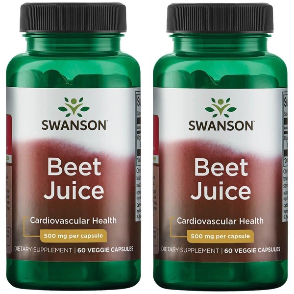 Swanson Made with Organic Beet Juice Freeze Dried 500 Milligrams