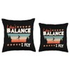 Slackliner Slackling Slackline Throw Pillow