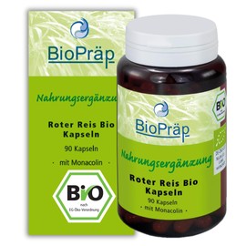 BioPräp Red Rice Organic Capsules 90 Cellulose Capsules