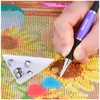Benote Ergonomic Diamond Art Painting Pen, Upgrade Dual Rubber Metal