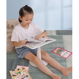 BSTMOME Adjustable Portable Foldable Laptop Stand Laptop Table Laptop Holder Desk Reading Rack Bed Reading Artifact for 11-17.3 Inch Laptops Almost Books (Pink)