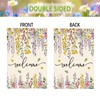 Wisteria Wildflowers House Flag Double Sided Large Garden Flags