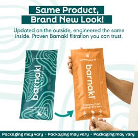 Barnakl Ceiling Fan Air Purifier Pads, Activated Coconut Shell Carbon Fan Filters Trap Dust, Odors & Allergens, Easy-Stick Universal Fit for Ceiling Fan Blades, Odorless & Unscented - (3 Count)