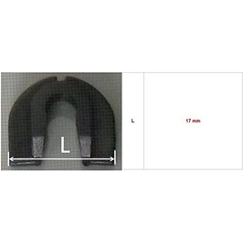 MYBA-S Grille Clip Black Pack of 10 for VW Transporter T4 T5 Caravelle