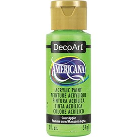 DecoArt Americana Acrylic Paint, 2-Ounce, Sour Apple